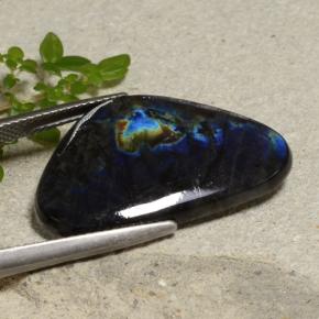 14.20캐럿 천연 멀티컬러 스펙트롤라이트, 멋진 모양, 26.9×16.4 mm, 불투명체