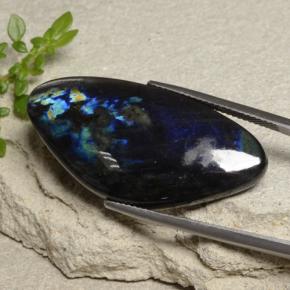 23.37캐럿 천연 멀티컬러 스펙트롤라이트, 멋진 모양, 36.3×17.5 mm, 불투명체