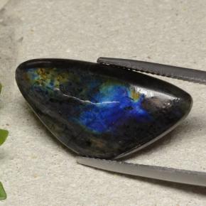 10.00캐럿 천연 멀티컬러 스펙트롤라이트, 멋진 모양, 25.9×13.4 mm, 불투명체