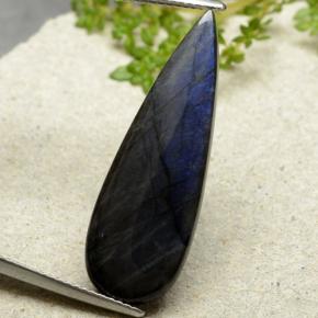 7.41캐럿 천연 다색 스펙트롤라이트, 배 모양, 불투명체