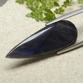 7.41캐럿 천연 다색 스펙트롤라이트, 배 모양, 불투명체