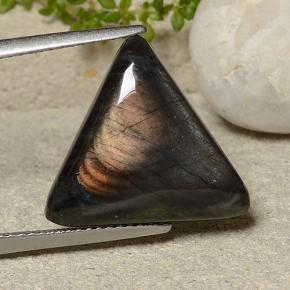 6.63캐럿 천연 멀티컬러 스펙트롤라이트, 트릴리언, 17.2×15.7 mm, 불투명체