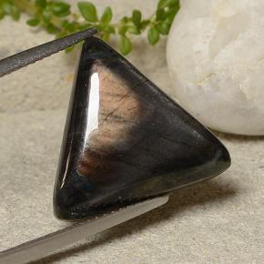 6.63캐럿 천연 멀티컬러 스펙트롤라이트, 트릴리언, 17.2×15.7 mm, 불투명체