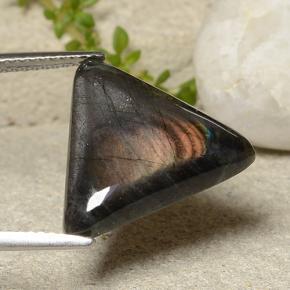 6.63캐럿 천연 멀티컬러 스펙트롤라이트, 트릴리언, 17.2×15.7 mm, 불투명체
