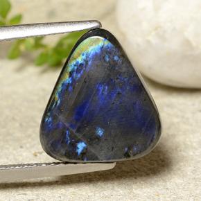 4.19캐럿 천연 멀티컬러 스펙트롤라이트, 트릴리언, 12.7×11.9 mm, 불투명체
