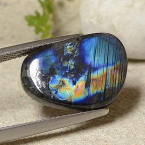 6.97캐럿 천연 다색 스펙트롤라이트, 멋진 모양, 불투명체