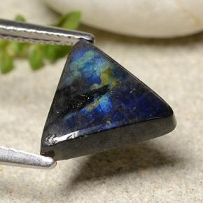 1.95캐럿 천연 멀티컬러 스펙트롤라이트, 트릴리언, 10.4×9.4 mm, 불투명체
