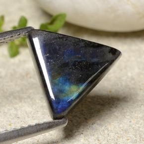 1.95캐럿 천연 멀티컬러 스펙트롤라이트, 트릴리언, 10.4×9.4 mm, 불투명체