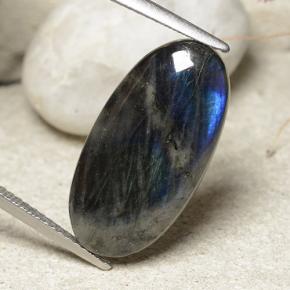 7.34캐럿 천연 다색 스펙트롤라이트, 타원형 컷, 불투명체