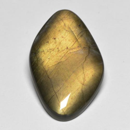 16.28캐럿 천연 멀티컬러 스펙트롤라이트, 멋진 모양, 27.9×17.7 mm, 불투명체
