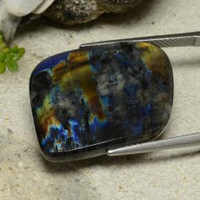 14.46캐럿 천연 다색 스펙트롤라이트, 멋진 모양, 불투명체