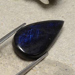 6.53캐럿 천연 다색 스펙트롤라이트, 배 모양, 불투명체