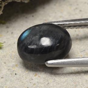 1.49캐럿 천연 다색 스펙트롤라이트, 타원형 컷, 불투명체