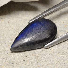 1.74캐럿 천연 다색 스펙트롤라이트, 배 모양, 불투명체