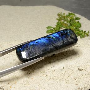 20.47캐럿 천연 다색 스펙트롤라이트, 쿠션 컷, 불투명체