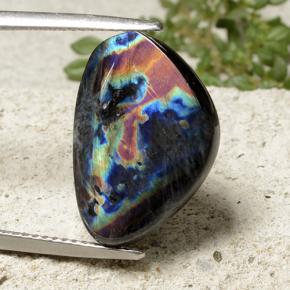 9.03캐럿 천연 멀티컬러 스펙트롤라이트, 멋진 모양, 18.8×13 mm, 불투명체