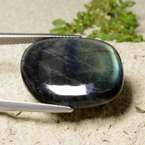 18.14캐럿 천연 멀티컬러 스펙트롤라이트, 멋진 모양, 25.1×18.4 mm, 불투명체