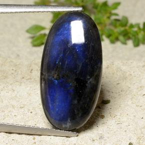 8.20캐럿 천연 멀티컬러 스펙트롤라이트, 타원형 컷, 22.1×11.5 mm, 불투명체