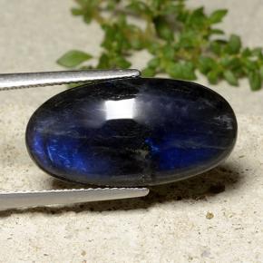 8.20캐럿 천연 멀티컬러 스펙트롤라이트, 타원형 컷, 22.1×11.5 mm, 불투명체