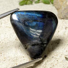 10.62캐럿 천연 멀티컬러 스펙트롤라이트, 트릴리언, 19.7×19.8 mm, 불투명체