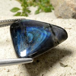 10.62캐럿 천연 멀티컬러 스펙트롤라이트, 트릴리언, 19.7×19.8 mm, 불투명체