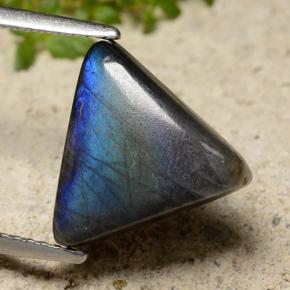 4.03캐럿 천연 멀티컬러 스펙트롤라이트, 트릴리언, 12.6×11.5 mm, 불투명체