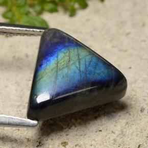 4.03캐럿 천연 멀티컬러 스펙트롤라이트, 트릴리언, 12.6×11.5 mm, 불투명체