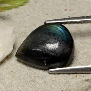 3.05캐럿 천연 다색 스펙트롤라이트, 배 모양, 불투명체