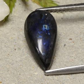 2.30캐럿 천연 다색 스펙트롤라이트, 배 모양, 불투명체