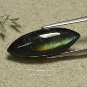 5.78캐럿 천연 다색 스펙트롤라이트, 보석, 불투명체