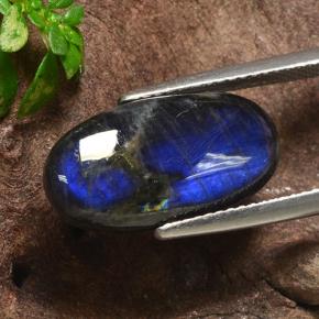 5.07캐럿 천연 다색 스펙트롤라이트, 타원형 컷, 불투명체