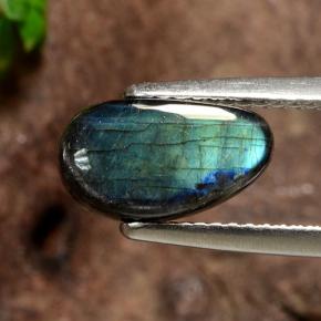 1.95캐럿 천연 다색 스펙트롤라이트, 멋진 모양, 불투명체