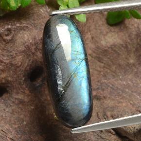 4.18캐럿 천연 다색 스펙트롤라이트, 타원형 컷, 불투명체