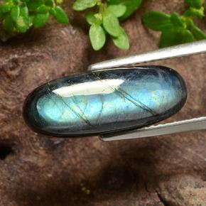 4.18캐럿 천연 다색 스펙트롤라이트, 타원형 컷, 불투명체