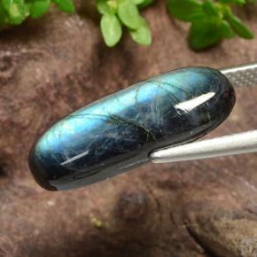 4.18캐럿 천연 다색 스펙트롤라이트, 타원형 컷, 불투명체