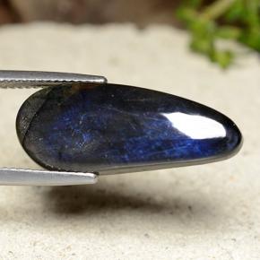 6.86캐럿 천연 다색 스펙트롤라이트, 배 모양, 불투명체