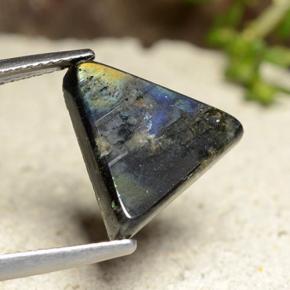 4.79캐럿 천연 멀티컬러 스펙트롤라이트, 트릴리언, 15.2×13.6 mm, 불투명체