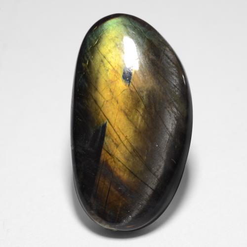 9.95캐럿 천연 멀티컬러 스펙트롤라이트, 멋진 모양, 22.8×12.8 mm, 불투명체
