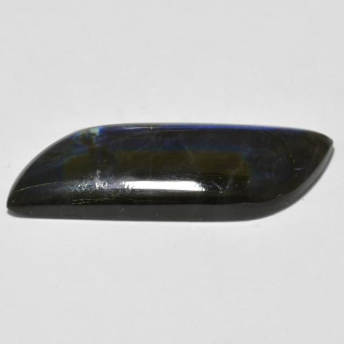 8.86캐럿 천연 멀티컬러 스펙트롤라이트, 멋진 모양, 27.1×10.3 mm, 불투명체