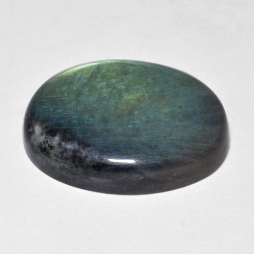 9.42캐럿 천연 다색 스펙트롤라이트, 타원형 컷, 불투명체