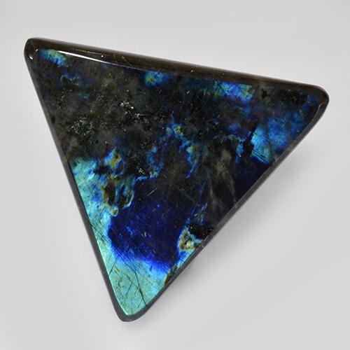 11.70캐럿 천연 멀티컬러 스펙트롤라이트, 트릴리언, 24.2×21.3 mm, 불투명체