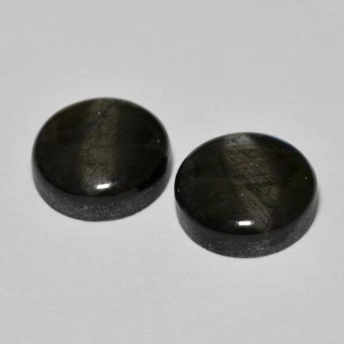 3.66캐럿 천연 멀티컬러 스펙트롤라이트 보석, 라운드 컷, 8.21 mm, 불투명체