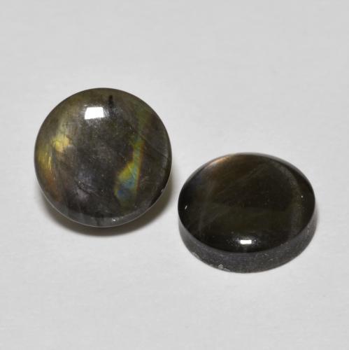 3.00캐럿 천연 멀티컬러 스펙트롤라이트 보석, 라운드 컷, 7.96 mm, 불투명체