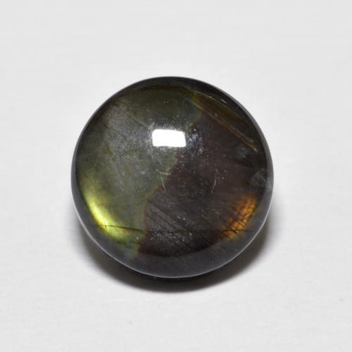 1.83캐럿 천연 멀티컬러 스펙트롤라이트, 라운드 컷, 8.16 mm, 불투명체