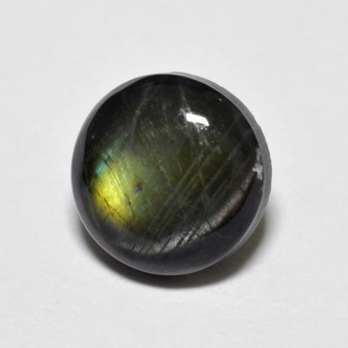 1.72캐럿 천연 멀티컬러 스펙트롤라이트, 라운드 컷, 8.07 mm, 불투명체