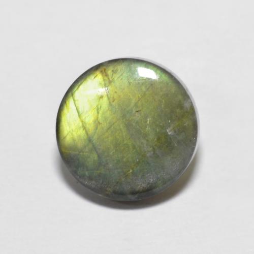 1.44캐럿 천연 멀티컬러 스펙트롤라이트, 라운드 컷, 8.00 mm, 불투명체