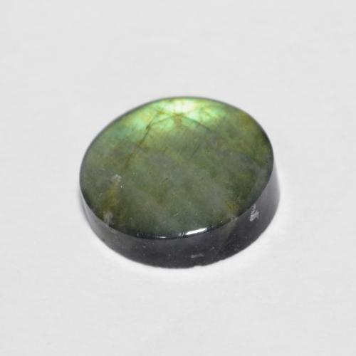 1.44캐럿 천연 멀티컬러 스펙트롤라이트, 라운드 컷, 8.00 mm, 불투명체