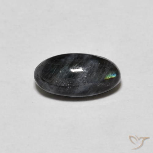 0.71ct 자연스러운 다색 스펙트롤라이트, 타원형, 불투명체