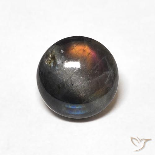 1.71ct 자연스러운 다색 스펙트롤라이트, 둥근, 불투명체