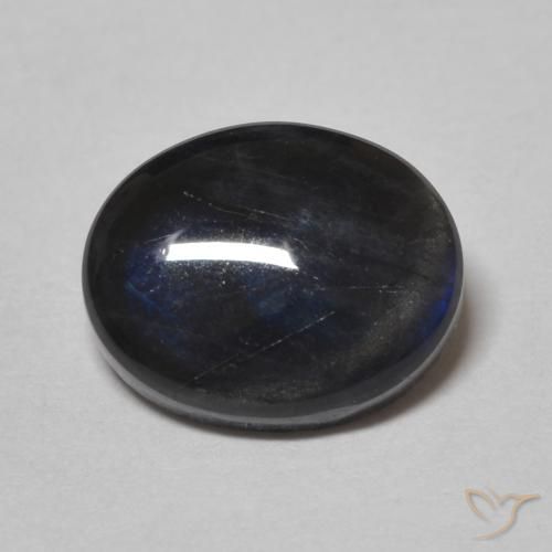 2.09ct 자연스러운 다색 스펙트롤라이트, 타원형, 불투명체
